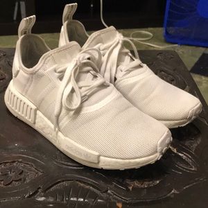 Adidas nmd triple white (hint of black)